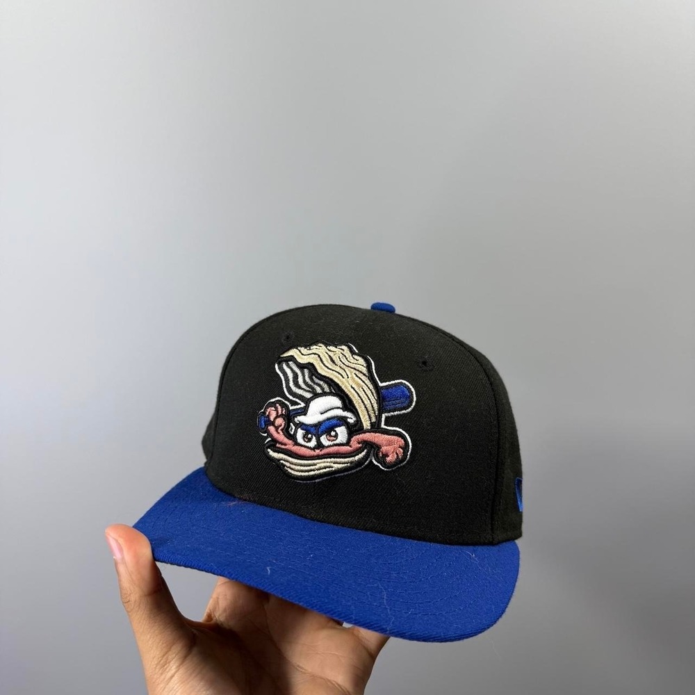 New Era 59FIFTY Biloxi Shuckers Blue & Black Baseball Cap
Size 7 1/4